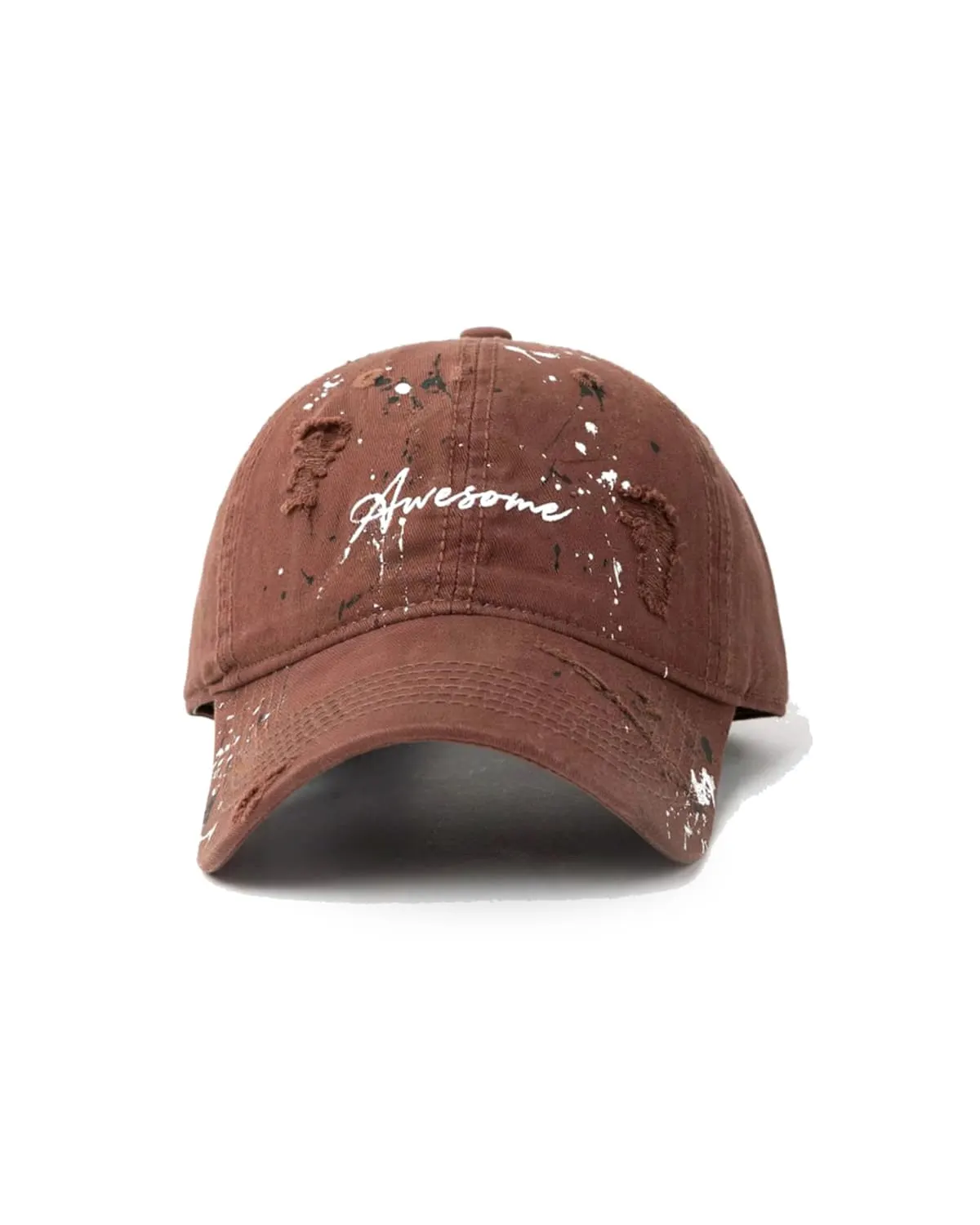 Awesome Paint Splash Ripped Cap 1